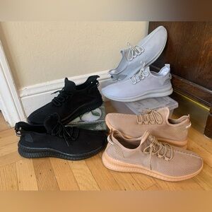 NWOB “DESIGNED 2020” 3 PAIR SUPER LIGHTWEIGHT SHOES MENS SIZE 47/US 11-12